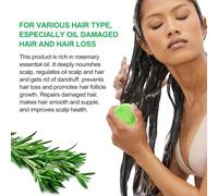 Rosemary Shampoo Bar, Solid Rosemary Shampoo for Hair Growth, Natural Shampoo Bar to Nourish Scalp and Treat Hair Loss