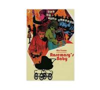 Rosemary's Baby Movie Poster Canvas Poster Bedroom Decor Landscape Office Room Decor Gift 16x24inch(40x60cm)