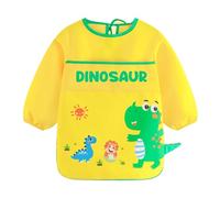 ROSEMO Kids Paint Apron, Children Art Smock, Waterproof Kids Art Smock with Long Sleeve for 3-7 Years Boys Toddler Painting, Cooking, Eating, Crafts, Water Play