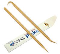 Rosemont Scuba Premium Brass Pick Kit - 2 Picks with 4 Tip Styles | O-Ring and Seal Removal Tools for Scuba Diving, Automotive, and DIY Maintenance | Durable, Scratch-Free Design