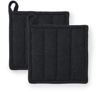 Rosendahl Copenhagen - Garn Pot Holder 22x22 cm 2-pack, Dark Grey - Dark Grey