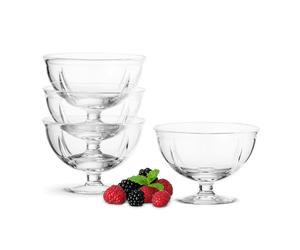 Rosendahl Copenhagen - Grand Cru Soft Stemmed Bowl, Set of 4 - Clear