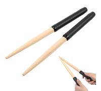 ROSENICE Drumstick 1 Pair Maibachi Taiko Wood Tip Drumstick Master Drum Sticks(Black)