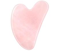 Rosenice Rose Quartz Gua Sha Facial Tools, Natural Gua Sha Scraping Massage Tool, Pink Crystal Stone for Facial Body Skin for SPA Acupuncture Therapy Trigger Point Treatment(1PCS)