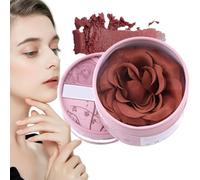 Rosenrouge Eyeshadow Natural Flower Tone Easy to Apply Nude | Travel size blush face nude make-up, 3D highlighter, cream, nude make-up for day, night out, travel, stage, fot