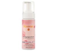 Rosense Cleansing Foam - Moisturising Facial Cleansing with 91% Natural Rose Water Vegan - 150 ml