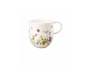 Rosenthal Brillance Grand Air Mug with Handle - Coffee Mug for Hot Drinks, Handle Cup Made of Bone China, Tableware for Dishwasher, Diameter 7.4 cm, Height 8.6 cm, 340 ml, Multicoloured Purple