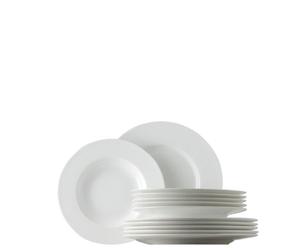 Rosenthal Jade 61040-800001-18339 12-Piece Fine Bone China Table Set White