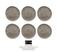 Rosenthal - Junto Pearl Grey - Set 6 Dinner Plate/fruit/dessert 22 cm