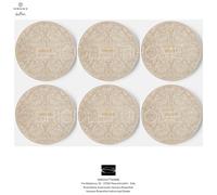 Rosenthal Versace Barocco Beige 6 Charger Plates 33 cm 12.99 in