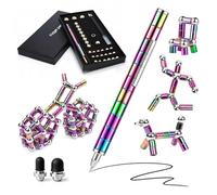 RoserRose Fidget Pen, Magnetic Pen, Magnetic Ballpoint Pen, Easter Gifts Adults, Cool Gadgets, Gift for Men, Funny Birthday Gift Boys Gifts - Colourful