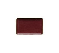 ROSE E TULIPANI CONCERT TRAY RECTANGULAR RED MALAGA 20x13 CM