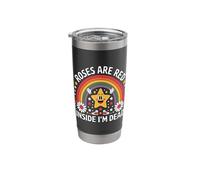 Roses are Red Inside I'm Dead Mug Stainless Steel Insulated Tumbler
