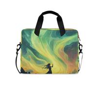 Roses Climbed The Wall Art Laptop Sleeve Case Concise Laptop Cases messenger bag for Travel Business with Strap Handle, 13 14 15.6 inch