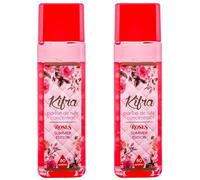 Roses Concentrated Laundry Fragrance 200ml 80 Washing Cycles - Long Lasting Perfume Fabric Conditioner Highly-Concentrated Formula Soft & Refreshed Compartment - Pack of 2