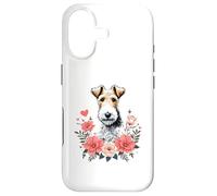 Roses Flowers Wire Fox Terrier Case for iPhone 17