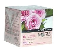 Roses from Bulgaria Moisturizing Day Cream with Natural Rose Water and Complex Vitamin A + E by Nature of Agiva