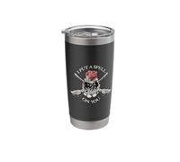 Roses in A Cauldron I Put A Smell On You Romantic Halloween Stainless Steel Insulated Tumbler