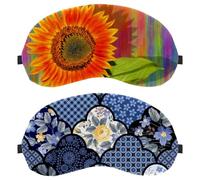Roses Japan Flower 2-Pack Light-Blocking, Soft, Breathable Sleeping Masks Blindfold Sleep Masks