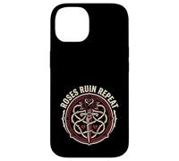 Roses Ruin Repeat Dark Romance Reader Dagger Reading Goth Case for iPhone 14
