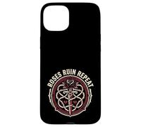 Roses Ruin Repeat Dark Romance Reader Dagger Reading Goth Case for iPhone 15 Plus