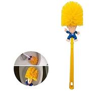 ROSETOR 1Pc Donald Trump Toilet Brush Funny Toilet Brush, Make Toilet Great Again, Creative Bathroom Toilet Scrubber,Commander in Crap