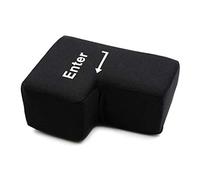 ROSETOR 1Pc Enter Key Pillow, Big USB Enter Button Stress Relief Vent Tools, Unbreakable Relax Enter key Office Desktop Nap Pillow