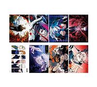 ROSETOR 8pcs Jujutsu Kaisen Posters Japanese Anime Poster Art Prints for Home Wall Decor Decorative Poster for Children Bedroom Decoration