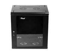Rosewill 12U Server Rack Enclosure with Glass Door, Locks, & Removable Side Panels Wall Mount Network Cabinet 19 Inch Rack 17.7 Inches Deep Flat-Pack