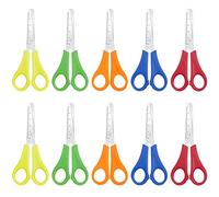 RosewineC 10 Pcs Kids Blunt Tip Safety Scissors with CM Scale
