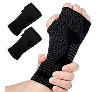 RosewineC 2pcs Copper Compression Hand and Wrist Sleeves Brace
