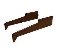 Rosewood, 10 x Pairs End Caps for Rehau 150mm Sill Window/Door uPVC Plastic