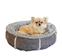 Rosewood 40 Winks Deep Plush Donut Bed - Grey - 50.5cm