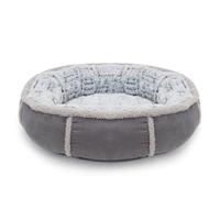 Rosewood 40 Winks Deep Plush Donut Bed - Grey - 68.5cm