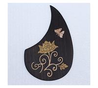 Rosewood Acoustic Guitar Pickguard Durable And Stylish Acoustic Guitar Replacement Parts (Color : 02)