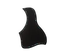 Rosewood Acoustic Guitar Pickguard With Abalone Inlay Guitar Pickguard Self Sticker Acoustic Guitar Pickguards (Color : 02)