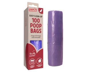 Rosewood Animal Poo Bags 100 Pack - Scented