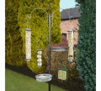 Rosewood Antique Style Lantern Wild Bird Feeder - Seeds, Nuts & Fatball Designs