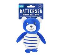 Rosewood Battersea Rubber Belly Bear Dog Toy - Multi-Texture, Durable Chew & Play Toy for Dogs, 15cm x 21cm, Interactive and Engaging, Breeds