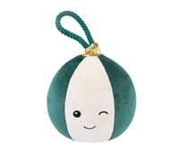 Rosewood Blitzen Bauble Dog Toy - Giant Plush Christmas Bauble with Giggling Sound & Rope Handle - Soft, Squishy Holiday Toy for Tossing, Tugging &
