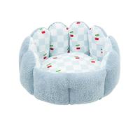 Rosewood Cherry Pop Scalloped Donut Bed for Dogs - 52cm