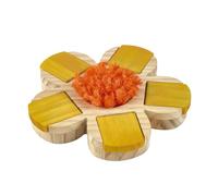 Rosewood Boredom Breaker Discovery Daisy Treat Puzzle, Small Animal Toy