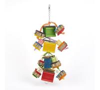 Rosewood Boredom Breaker Groovy Blocks, Large Bird Toy
