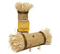 Rosewood Boredom Breaker Loofa Toss ‘n’ Treat Roller, Activity Toy for Small Animals
