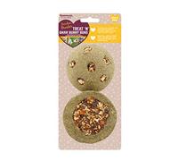 Rosewood Boredom Breakers Treat n Gnaw Bunny Buns - 2 Pack