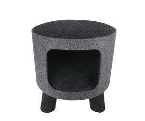 Rosewood Catwalk Charcoal Felt Stool for Cats