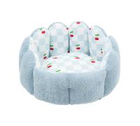 Rosewood Cherry Pop Scalloped Donut Bed for Dogs - 52cm