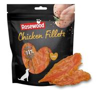 Rosewood Chicken Fillets for Dogs - Made with Real Meat, Rawhide Free Chews, Grain Free, High Protein, Healthy Dog Treats (320g Value Pack)