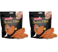 Rosewood Chicken Fillets for Dogs - Made with Real Meat, Rawhide Free Chews, Grain Free, High Protein, Healthy Dog Treats (320g Value Pack) (Pack of 2)