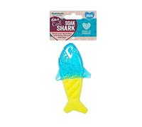Rosewood Chillax Cool Soak Shark Dog Toy (One Size) (Blue/Yellow)